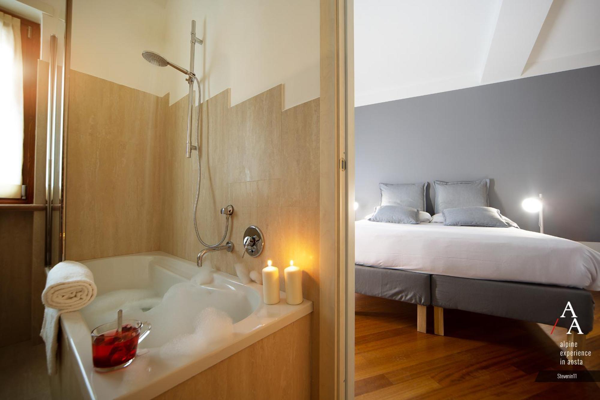 Alp Apartments Ski & Bike - Stevenin11 อาออสตา ภายนอก รูปภาพ
